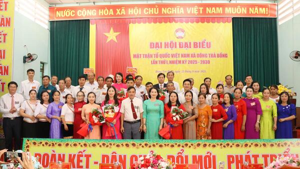 ĐẠI HỘI ĐẠI BIỂU MẶT TRẬN TỔ QUỐC VIỆT NAM XÃ ĐÔNG TRÀ BỒNG LẦN THỨ I, NHIỆM KỲ 2025-2030